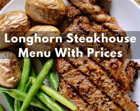 longhorn steakhouse menu prices|dinner menu at longhorn steakhouse.